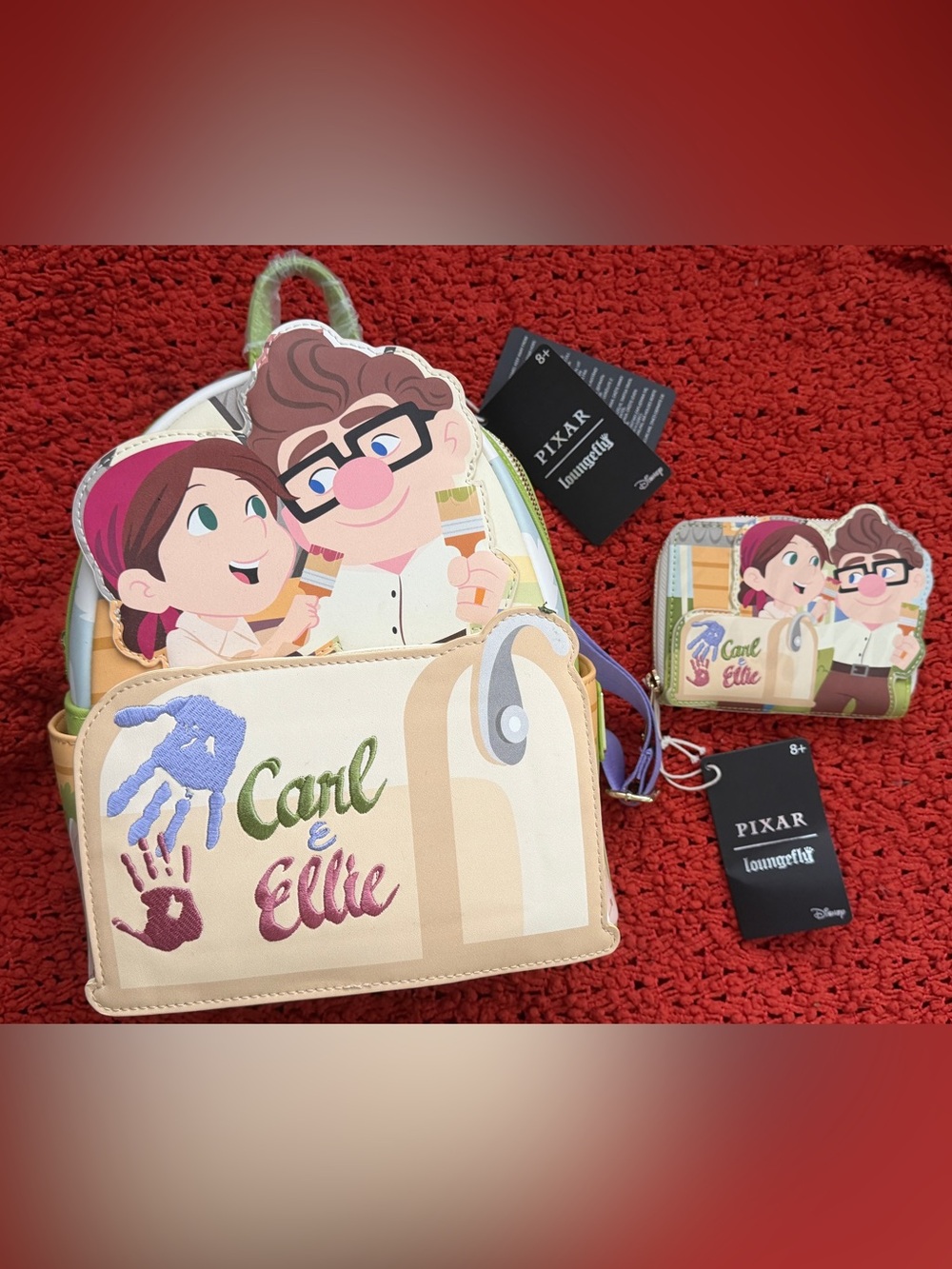 Loungefly Carl & Ellie Kids Mini Backpack - Pastel Multi